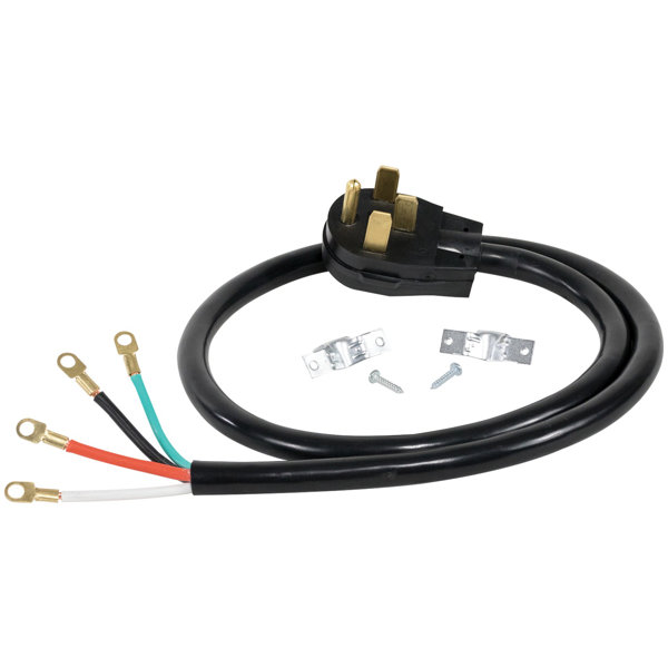 Certified Appliances 4' Universal 4Prong Range Power Cord & Reviews